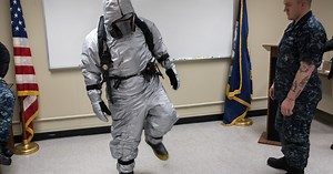 US Navy tests new steam suit to tackle submarine disasters