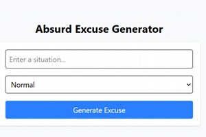 Absurd Excuse Generator