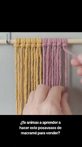 Posavasos Macrame 🙌🏻 Siga a @allmanualidades para mas inspiraciones 🌟 ¡Descubre el potencial emprendedor del Macramé y haz realidad tus sueños! 🚀💡 Únete a nuestro Curso Online diseñado para convertir tu pasión en un negocio exitoso. 🎁 Oferta Especial para Emprendedores Creativos 🌈 Al ser parte de nuestro curso, obtendrás: ✅ Más de 50 lecciones detalladas para adquirir habilidades sólidas. ✅ Acceso ilimitado al material de aprendizaje para que puedas avanzar a tu propio ritmo. ✅ Inspiració