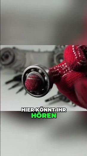 Defektes Lager auf Kurbelwelle erkennen #shorts