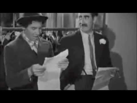 Marx Brothers - The Contract Scene - Chico and Groucho [A Night At the Opera 1935]