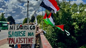 How slogans as Gaeilge have become part of Irish Gaza protests
