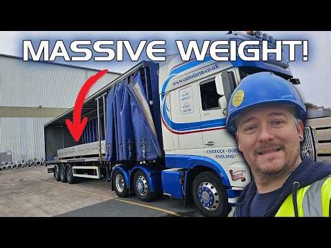 HGV Drivers Scottish Adventure. Wide load and Giant Ingots