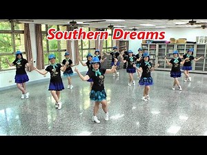 Southern Dreams｜Line Dance by Maddison Glover｜Demo & Walk Through｜南方夢｜含導跳｜4K