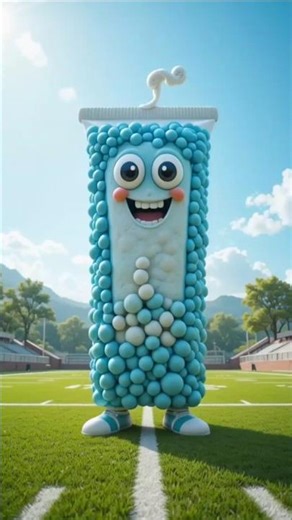 Toothpaste Burst into Dolphin 🪥🐬 | Amazing 3D Cartoon Burst Animation