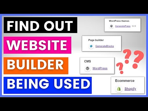 How To Find Out What Website Builder / Platform Is Used ON A Website? [in 2025]