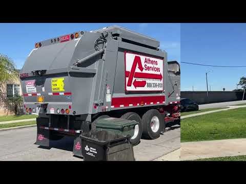 Athens Services Trash Truck #24224 Peterbilt 320 part 28