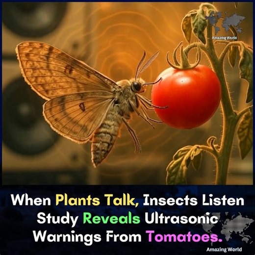Funkariyan on Instagram: "Scientists have discovered something fascinating about tomatoes and the insects around them. It turns out that when tomato plants are attacked by pests, they send out special ultrasonic sounds. These sounds are too high for humans to hear, but certain insects can pick them up. This is like the plants are giving a warning call to nearby insects that might help them. When the tomatoes are under threat, they produce these high-frequency noises. Some beneficial insects, lik