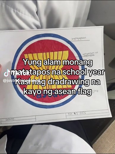 ASEAN Flag Drawing Tutorial for Grade 7 Students
