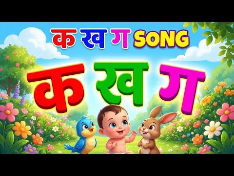 3D Animated Hindi Vyanjan | Sing & Learn Alphabets!