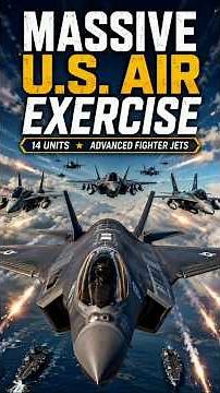 Fourth & Fifth Generation Fighter Jets Train Together in Epic Drill