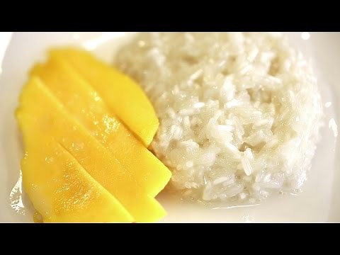 SWEET STICKY RICE WITH MANGO! (Khao Niao Mamuang)