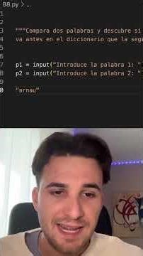 📘 The word battle: Which comes first in the dictionary? #Python