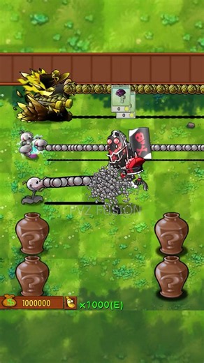 PvZ Fusion 3.6 - 5 Plants Rapid Bullet Vs Random Zombies - P148 - Who will win ?#short #pvzfusion