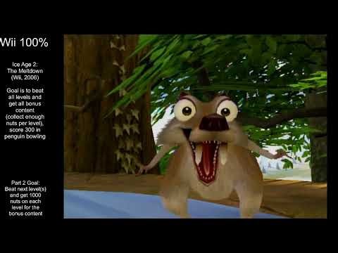 Wii 100% - Ice Age 2: The Meltdown 100% (Wii, 2006) - Part 2