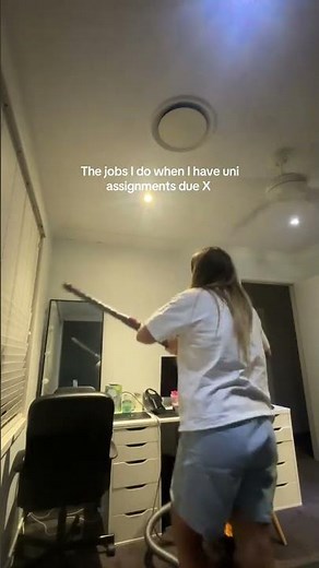 The jobs I do when I have uni assignments due X