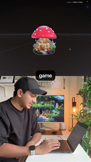 AI tool to create 3D assets 🤩🔥 #softwaredevelopment #ai #3d #coding #webdevelopment #viral #shorts
