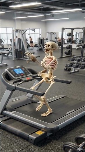 AI Skeleton Goes to the Gym… For What?? 💀💪