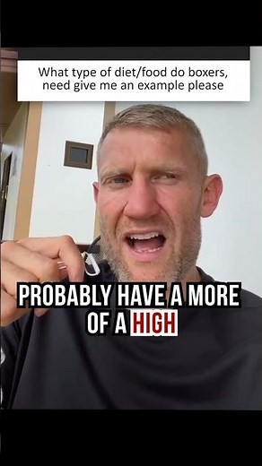 Diet or food for boxer Boxing Tony Jeffries