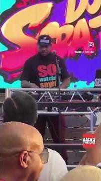 #AliSiddiq and #DJScratch had to have a talk during Scratch’s set Sunday at @thebar5015. 🎛️🎚️🎙️