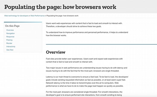 HTML页面渲染过程
