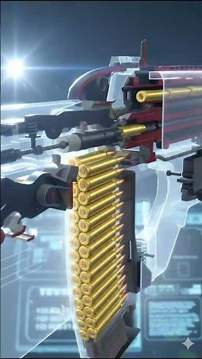 FN F2000 X-RAY: Inside the Bullpup's Forward Ejection System! #shorts #military