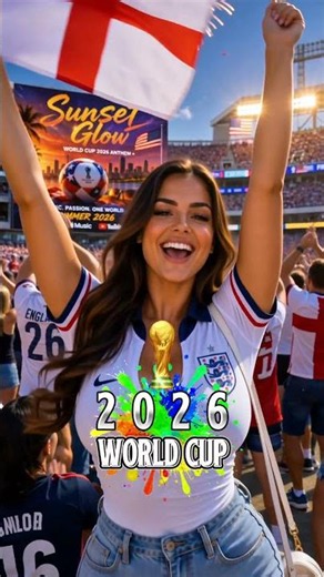 England Fans Dancing to Sunset Glow | Summer Football Vibes 2026 ☀️⚽🎶