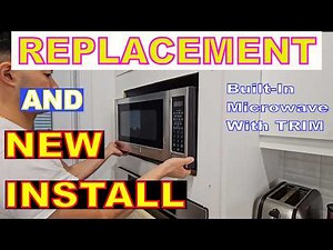 How To Install Built In Microwave With Trim Kit