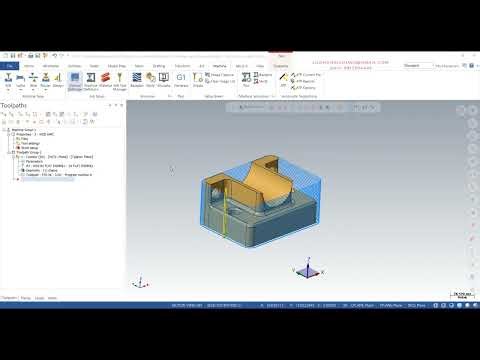 Mastercam - Adding Code to NC Files (Lesson 6)
