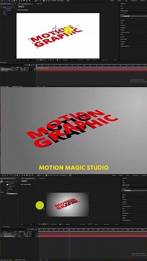 Creative Motion Graphic Text Animation Using CC Smear | After Effects Tutorial #animation