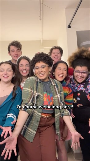 How To Dance In Ohio - The Musical on Instagram: "We’re autistic and on Broadway... ♾️ [Video description: a video of actors backstage at How to Dance in Ohio. All captions included on screen.]"