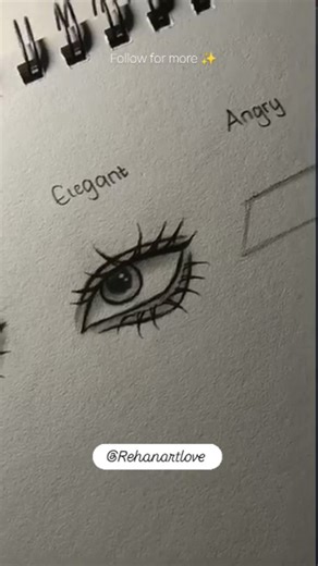 Rehanartlove🥶 | Different eyes tutorial ✨ follow for more ✨ #drawing #tutorial #howtodraw #eyes #art | Instagram