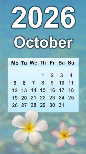 October 2026 Calendar