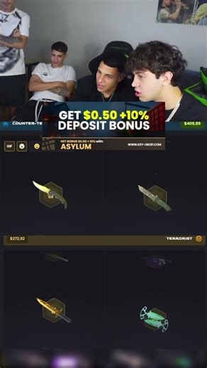 ASYLUM vs Totix en Keydrop ¿que equipo Gana? - #shorts