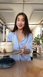 i made another Jellycat cake…FOR YOU! 🥹🎂♥️ ty for loving my pottery! winner will be announced in the comments of my most recent pottery vlog on yt!! 🫶 #pottery #ceramics #jellycat #jellycats #potterylove | Emme Zhou