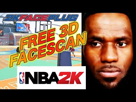 *FREE* LEBRON JAMES 3D FACE SCAN *ALL 2K VERSIONS*