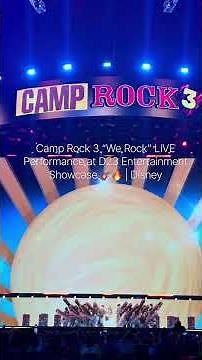 Camp Rock 3 “We Rock” LIVE Performance at D23 Entertainment Showcase 🎸🔥 | Disney