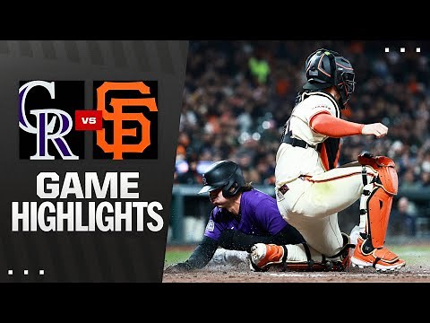 Rockies vs. Giants Highlights (5/1/25) | MLB Highlights