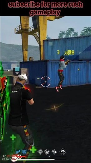 🔥 OP RUSH GAMEPLAY MOMENT! (3 Kills Solo Vs Squad) | #freefire #shorts