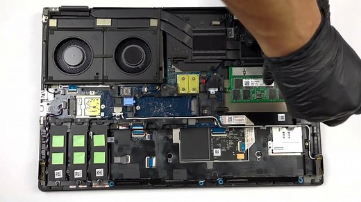 How to open Dell Precision 17 7770 - disassembly and upgrade options