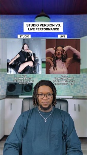 Studio Version Vs. Live Performance: DARA "Bangaranga" #shorts #Eurovision2026 #Eurovision