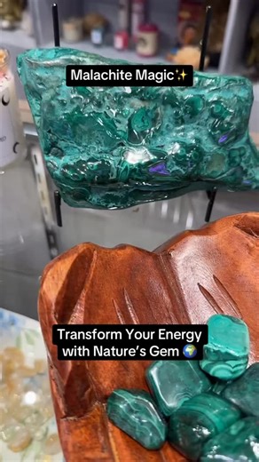 Malachite Magic 💚 High-Quality, Ethically Sourced Healing Stones 🪶Discover the deep, transformative energy of Malachite — the Stone of Transformation 💚 Known for clearing away negativity and encouraging growth, these high-quality, ethically sourced tumble stones radiate protection, balance, and emotional healing. Perfect for meditation, manifestation, or your sacred space. 🧘🏽‍♀️ Handpicked with love from Healing Lotus Shop 🌿✨ | Healing Lotus