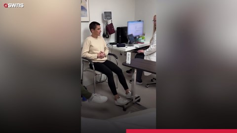 Mum diagnosed with Parkinson's after blaming stiff leg on running injury
