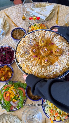 Travel Morocco on Instagram: "Beyond the recipe, there is a secret ingredient. Beyond the spices, there is a story. This is not just food; this is a heritage of love, patiently crafted by the hands of a Moroccan mother. 🏡 Witness the authentic taste of Morocco, passed down through generations. This is the soul of our culture, served on a plate. ✨ 📍 From our family kitchen to you. 📽️ Tap to experience the magic behind the meal. 🔹 What’s your favorite memory connected to your mother’s cooking?