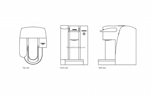 Keurig Coffee Maker - Free CAD Drawings