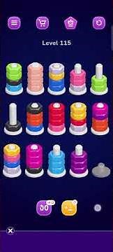 Nut Sort Level 115 Walkthrough | Nuts — Color Sort 115 solution