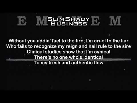 Eminem - Tonite [With Lyrics] (1996)