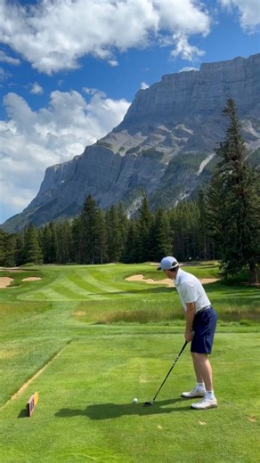 8.3K views · 32 reactions | ️ Golf just hits different with views like this ⛳ (Fairmont Banff Springs ) #GolfTalk https://www.yourgolftravel.com/banff-springs | Your Golf Travel | Facebook