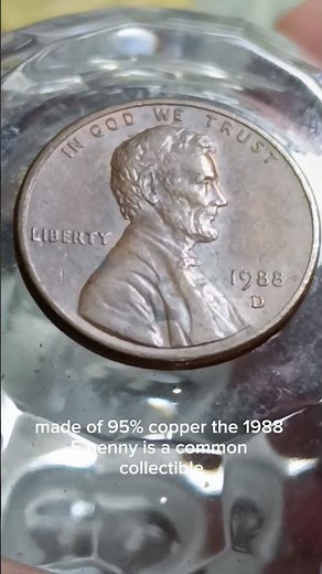 🇺🇸. “1988-D Lincoln Penny Value”💰#Numismatics#CoinValue#CopperCent