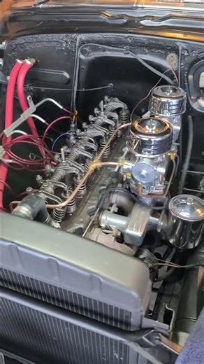 Valve adjustment at guys night. #1951 #styleline #chevy #235 #inlinesix #inline6